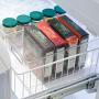 mDesign Deep Plastic Kitchen Storage Organizer Container Bin with Handles for Pantry, Cabinets, Shelves, Refrigerator, Freezer - BPA Free - 14.5" Long, 8 Pack - Clear