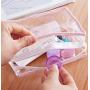 astore2017 25pcs 5g Clear Plastic Jars with Purple Lids,Stackable Cosmetic Container for Cream Toners Lip Balms