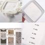 SuperCS Food Sealed Jar With Scale Kitchen Storage Cans For Dried Fruit Snacks 240/650/1000/1800ML for Home Kitchem