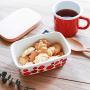 Kitchen Food Storage Jar Airtight Food Storage Butter Dish Enamel Rect Preservation Storage Snack Container Refrigeration Save Storage Box