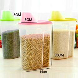 Nameyio Transparent Plastic Sealed Fresh-keeping Food Storage Container Storage Jar Food Storage & Organization Sets