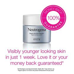 Neutrogena Rapid Wrinkle Repair Retinol Regenerating Anti-Aging Face Cream & Hyaluronic Acid; Anti-Wrinkle Retinol Moisturizer & Neck Cream, with Hyaluronic Acid & Retinol, 1.7 oz