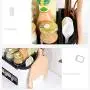 ZTT Multifunctional Kitchen Rack Set Combination Knife Holder Kitchen Storage Rack Spice Jar Storage Box,B