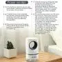 Senca Electric Indoor Mosquito Trap, Mosquito Killer Lamp with USB Power Supply and Adapter, Suction Fan, No Zapper, Child Safe