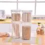 Rotatable Storage Tanks Grain Storage Box Sealed Cans Kitchen Plastic Cover With Transparent Jar Miscellaneous Grain Storage Can,Big Rotatable Storage Tanks Grain Storage Box Sealed Cans Kitchen Plastic Cover With Transparent Jar Miscellaneous Grain Storage Can,Big