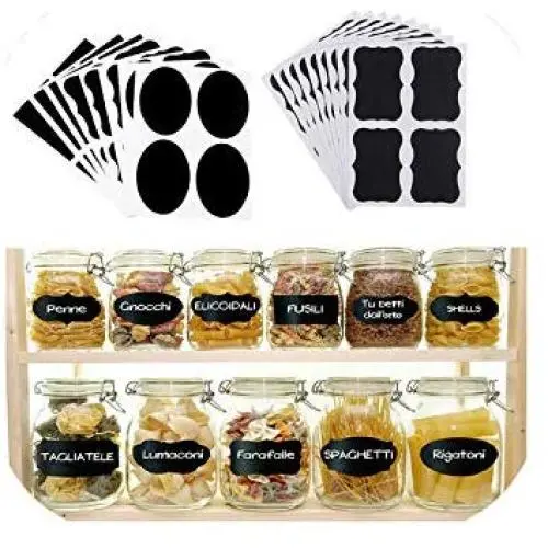 Lot de 36 pièces Gadget pour Maison, Tableau à Chaux Modifiable, Étiquettes pour Bouteilles et Pots de Cuisine, Stickers pour Tableau à Chaux, Espagne Lot de 36 pièces Gadget pour Maison, Tableau à Chaux Modifiable, Étiquettes pour Bouteilles et Pots de Cuisine, Stickers pour Tableau à Chaux, Espagne