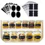 36Pcs/Lot Home Gadget Three Form Modifiable Chalkboard Tag Chalkboard Jar Bottle Label Sticker Kitchen Jars Blackboard Sticker,Spain