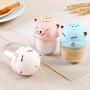 | Salt Pigs, Cellars & Servers | Cute Cat shape spice jar Health safe ABS plastic temperos salt pepper bottle for BBQ kitchen cooking tools Toothpick Holder | by HUDITOOLS | 1 PCs