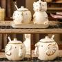 Creative Ceramic Condiment Jar-Condiment Pot Seasoning- Storage Condiment Jar