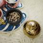 | Storage Bottles & Jars | Creative Gold Pine Cone Ceramic Sealing Jar Kitchen Tea, Sugar, Spice Storage Tank Home Storage Decoration 12.510CM | by HUDITOOLS | 1 PCs