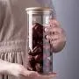 Glass Sealed Jars, Kitchen Household Grain Storage Tanks, Storage Spices/Pasta/Oatmeal/Coffee Beans Glass Sealed Jars, Kitchen Household Grain Storage Tanks, Storage Spices/Pasta/Oatmeal/Coffee Beans