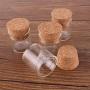 50pcs 5ml Size 2425mm Small Test Tube With Cork Stopper Spice Bottles Container Jars Vials DIY Craft