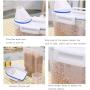 Kitchen Food Storage Jar Airtight Food Storage Storage Container Package 2 Kitchen Food Storage Tank Plastic Hand Strap Measuring Cup Sealed Rice Barrel