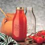 Shelf Floating Lead-free Glass Storage Jar Sealed Jar Kitchen Storage Tank Fresh Storage Bottle 1000ml 2. (Size : B)