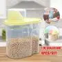 Tenrry Food Storage Container Transparent Plastic Sealed Fresh-Keeping Storage Jar Food Storage Organization 4/Set Tenrry Food Storage Container Transparent Plastic Sealed Fresh-Keeping Storage Jar Food Storage Organization 4/Set