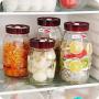 YL LY Glass Sealed Cans Household Pickled Kimchi Jar Food Storage Bottle Coffee Beans Candy Nuts Storage Bottle 1.2L