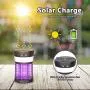 Solarbetriebene Mückenabwehrgerät, Elektrischer Mückenkiller, Anysun Tragbare Campinglaterne mit SOS-Notfalllicht, Aufladbare Insektenfalle für Outdoor/Indoor Patio/Garten