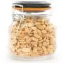 EatNeat Set of 5 Clear Glass Airtight Kitchen Canisters and Canning Jars with Bail & Trigger Hermetic Seal Clamp Lids | 68-51-34-27-17 oz. (Black Lid) EatNeat Set of 5 Clear Glass Airtight Kitchen Canisters and Canning Jars with Bail & Trigger Hermetic Seal Clamp Lids | 68-51-34-27-17 oz. (Black Lid)