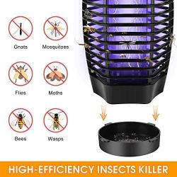 ZAAPTOL Bug Zapper & Attractant Electric Mosquito Zappers/Killer Insect Fly Trap, Waterproof Outdoor/Indoor - Electronic Light Bulb Lamp for Backyard, Patio