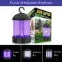 Elektrischer Mückenvernichter Lampe, Mückenfallenlampe mit Licht, Insektenvernichter, Fliegenfalle, sichere & ungiftige Lampe für Innen- und Außenbereich, Schlafzimmer, Küche