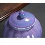 Funeral Urn Cremation Urns For A Small Amount Of Human Ashes Portable Storage Tank Delicate And Compact Solid Color (Color : Blue)