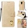 Soft PU Leather Wallet Case for Huawei Mate 20,Flip Stand Case for Huawei Mate 20,Moiky Classic Retro Gold 3D Owl Design Solid Color Purse Folio Magnetic Cover with Wrist Strap Soft PU Leather Wallet Case for Huawei Mate 20,Flip Stand Case for Huawei Mate 20,Moiky Classic Retro Gold 3D Owl Design Solid Color Purse Folio Magnetic Cover with Wrist Strap