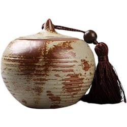Goddness Bar Japanese-Style Storage Pots Tea Coffee Canisters Ceramic Jars(Style 19)