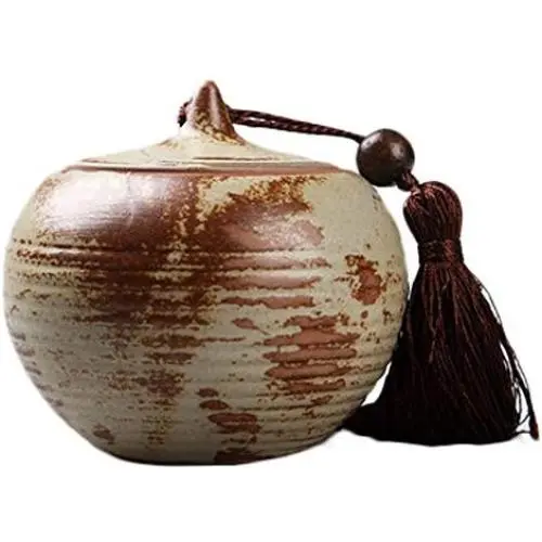 Goddness Bar Japanese-Style Storage Pots Tea Coffee Canisters Ceramic Jars(Style 19) Goddness Bar Japanese-Style Storage Pots Tea Coffee Canisters Ceramic Jars(Style 19)