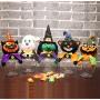 Halloween Candy Cans Cute Funny Pumpkin Candy Cans Home Decoration Candy Cans Adding Festive Atmosphere Packing Five Candy Cans Together