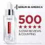Hyaluronic Acid Serum for Skin, LOreal Paris Skincare Revitalift Derm Intensives 1.5% Pure Hyaluronic Acid Face Serum, Hydrates, Moisturizes, Plumps Skin, Reduces Wrinkles, Anti Aging Serum, 1 Oz