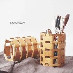 Best Quality - Bottles,Jars & Boxes - Exclusive Bamboo Chopsticks Container Kitchen Tools Storage Box Jars for Kitchenware Creative Eco-Friendly Utensil Pen Holders - by SeedWorld - 1 PCs