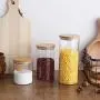 Glas Aufbewahrungsboxen Tee Lebensmittel Behälter Gläser mit Deckeln Gewürz Vakuumverschlüsse Zucker Verpackung Lebensmittelkonservierung Große Glasbehälter mit Deckeln
