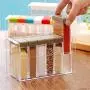 Kitchen Food Storage Jar Airtight Food Storage Kitchen Glass Jar Moisture-Proof Home Multi-Purpose Jam Bottle Cruet Creative Plastic Cruet Set Kitchen Food Storage Jar Airtight Food Storage Kitchen Glass Jar Moisture-Proof Home Multi-Purpose Jam Bottle Cruet Creative Plastic Cruet Set