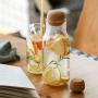 Jar Bottle World 3Pcs a Set 650ml / 22oz PET Jars PET Storage Jars Food Storage Jars Airtight Wood Lids Tea Coffee Bean Jar Cookies Flour Sugar Candy Spice Container