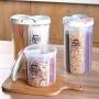 Food Storage Box Rice Beans Storage Jar Seal Cover Kitchen Food Sealed Snacks Dried Fruit Grains Tank Storage банки для хранения,A