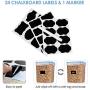 Vtopmart Airtight Food Storage Containers 12 Pieces 1.5qt / 1.6L- Plastic PBA Free Kitchen Pantry Storage Containers for Sugar, Flour and Baking Supplies - Dishwasher Safe - Include 24 Labels