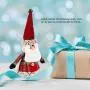 Weihnachts-Süßigkeitenbox, Niedliche Weihnachts-Süßigkeitenbox Aufbewahrungs-Cookie-Behälter Zucker-Candy-Container Weihnachts-Party-Dekoration Geschenk (Santa Claus)