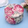 1Pc Retro Round Tin Box Tea Candy Jewelry Coin Cans Storage Makeup Container Case Candle Holder Randomly Delivery，as picture