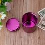 Storage Jar Porable Tea Box Titanium Alloy Travel Outdoor Vase Sealed Cans Gifts 5.5x9cm F16 19 Dropship