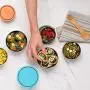 U-Konserve - Waste-Free Lunch Kit - Round Nesting Trio, Insulated Food Jar, Food Kozy Wrap, Bamboo Utensil, BPA-Free, Phthalate-Free, Lead-Free | 4-Pack (Ocean) U-Konserve - Waste-Free Lunch Kit - Round Nesting Trio, Insulated Food Jar, Food Kozy Wrap, Bamboo Utensil, BPA-Free, Phthalate-Free, Lead-Free | 4-Pack (Ocean)
