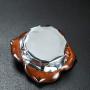 Cereal Containers Mini Creative Handmade Ceramic Tea Cans, Exquisite Persimmon Shape Containers (color : A, Size : S)