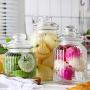 Glass Sealed Jars, Moisture-Proof Kitchen Food Containers, Storage Of Coffee Beans/Pasta/Cereal/Oatmeal