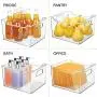 Boîte de Rangement en Plastique mDesign pour Frigo, Congélateur ou Placard Cuisine – Conteneur Profond avec Poignées – Organiseur pour Fruits, Légumes, Yaourts, Snacks, Pâtes – 30.5 cm (8 Unités) – Transparent Boîte de Rangement en Plastique mDesign pour Frigo, Congélateur ou Placard Cuisine – Conteneur Profond avec Poignées – Organiseur pour Fruits, Légumes, Yaourts, Snacks, Pâtes – 30.5 cm (8 Unités) – Transparent