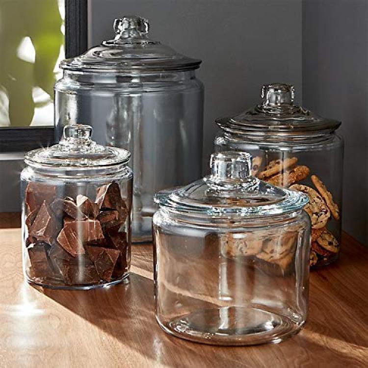 Anchor Hocking™ 1/2 gal Round Glass Cookie Jar - 5 3/4Dia x 8 1/4H