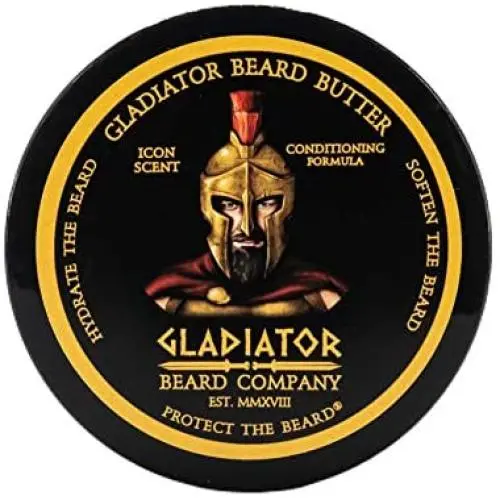 Gladiator Beard Butter (2 oz. jar) - Icon scent - All-natural, ultra-conditioning whipped butter formula, designed to condition and hydrate your beard. Also available in 4 oz. jar.
