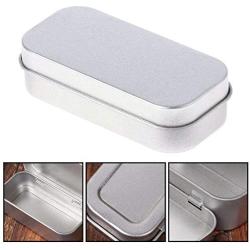 Milue Portable Metal Lip Small Storage Box Case Organizer For Money Coin Candy Keys
