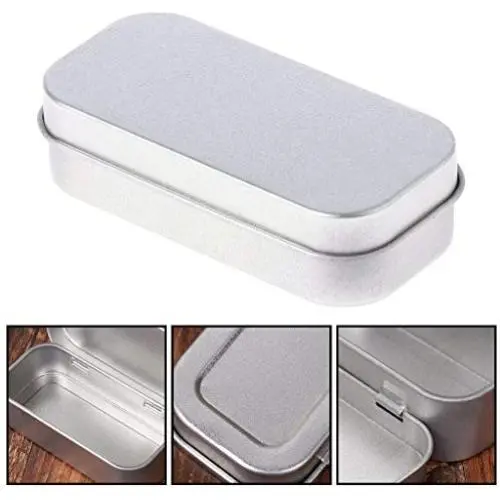 Milue Portable Metal Lip Small Storage Box Case Organizer For Money Coin Candy Keys Milue Portable Metal Lip Small Storage Box Case Organizer For Money Coin Candy Keys