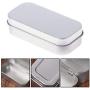 Milue Portable Metal Lip Small Storage Box Case Organizer For Money Coin Candy Keys
