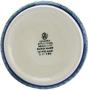Polish Pottery 9-inch Jar with Lid made by Ceramika Artystyczna (Water Tulip Theme) + Certificate of Authenticity