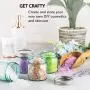 Ball Jars - Blue 8 Ounce Bundled With SEWANTA Jar opener (8 Pack) Ball Jars - Blue 8 Ounce Bundled With SEWANTA Jar opener (8 Pack)